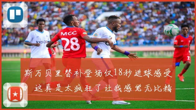 斯万贝里替补登场仅18秒进球感受：这真是太疯狂了让我感觉无比精彩