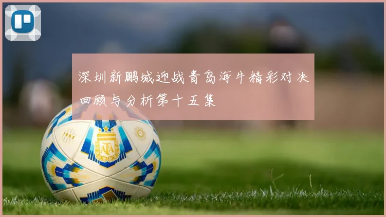 深圳新鹏城迎战青岛海牛精彩对决回顾与分析第十五集